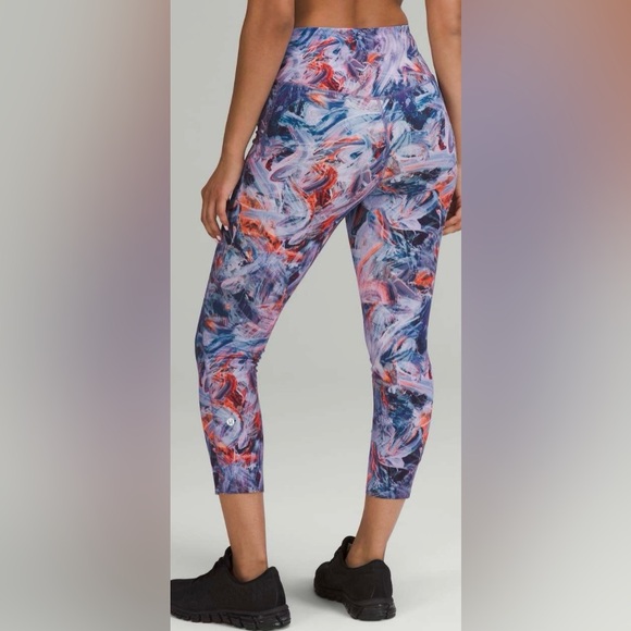 Sz 10 Lululemon Base Pace High-Rise Crop 23" *Brushed Nulux - Picture 5 of 9
